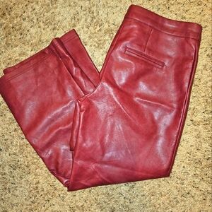 Soft pleather boot cut size S